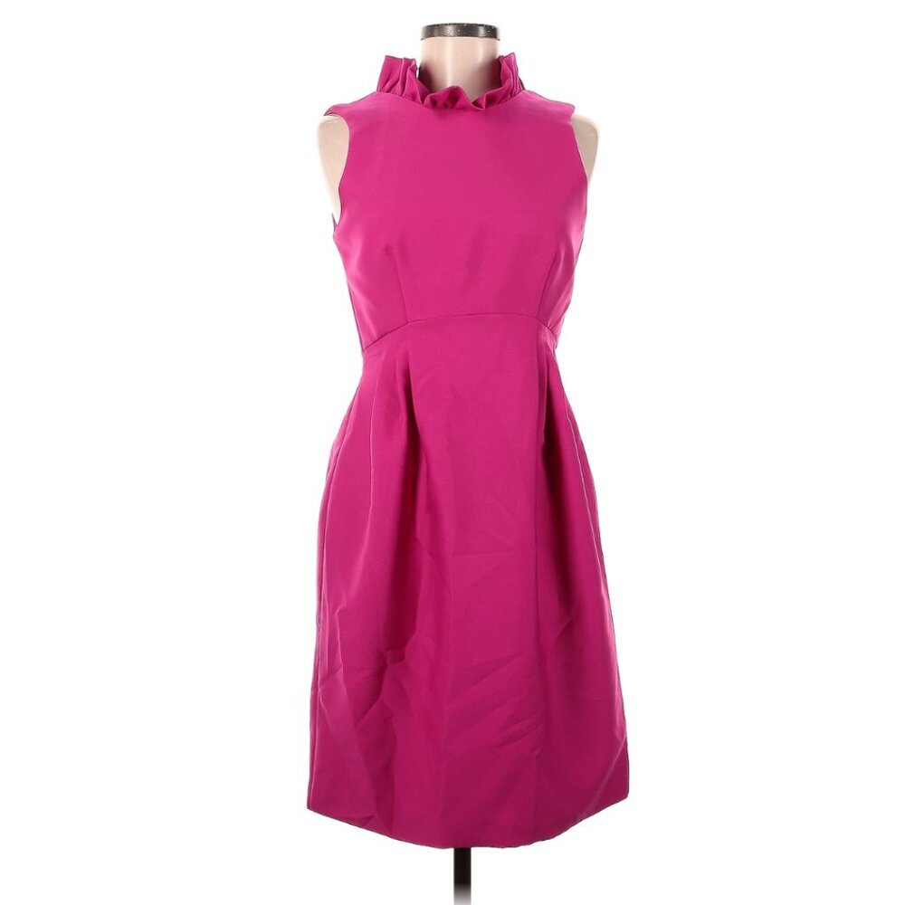 Camilyn Beth GoGo Dress Sz 8 in Fuchsia Designed in FL Made in NY - Picture 2 of 5